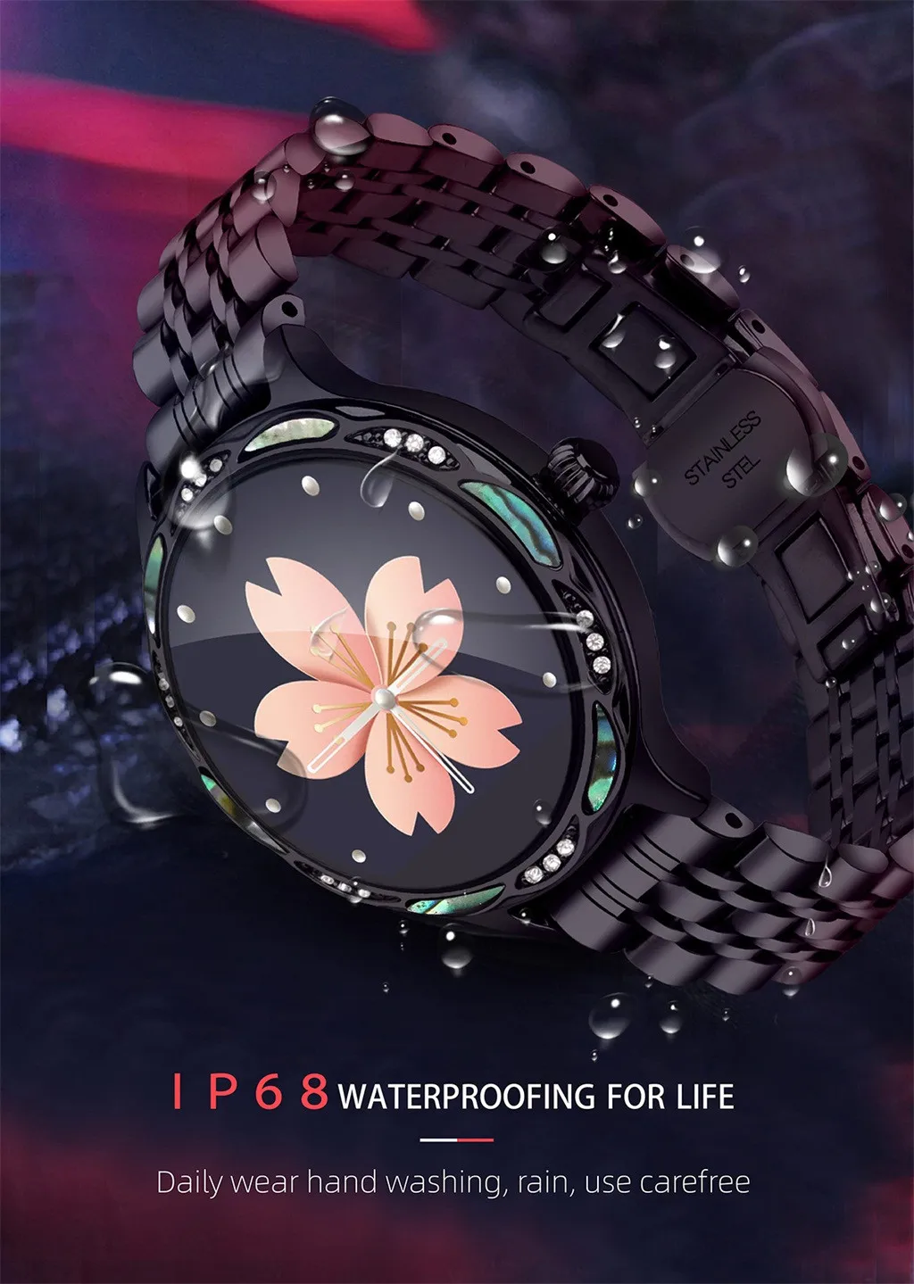 Спортивные Смарт-часы M9 с цветным экраном влагозащита IP68 женские