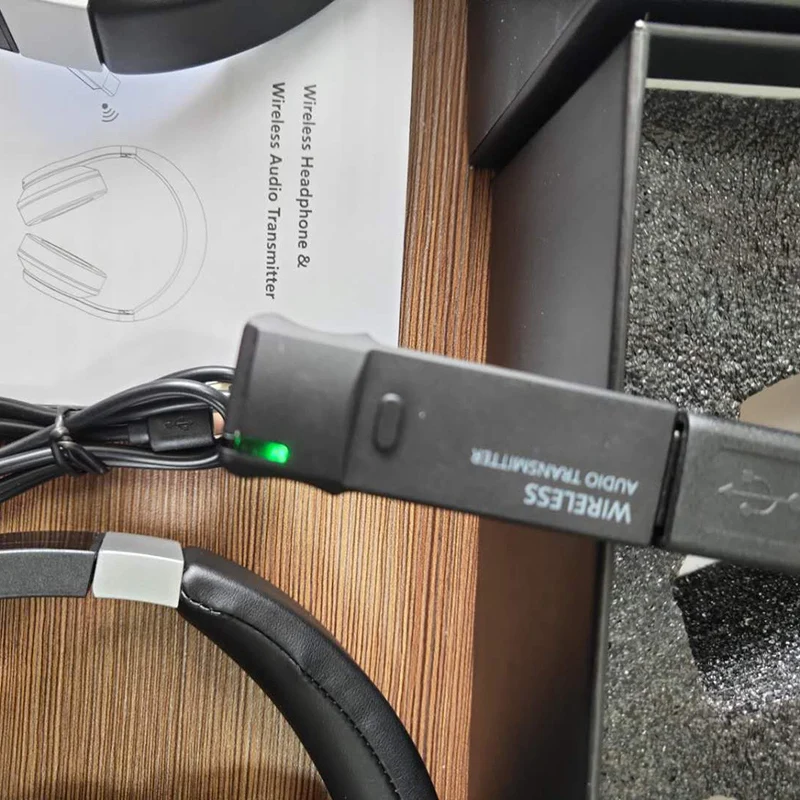 Bluetooth гарнитура B15 с активным шумоподавлением и USB передатчиком|Наушники