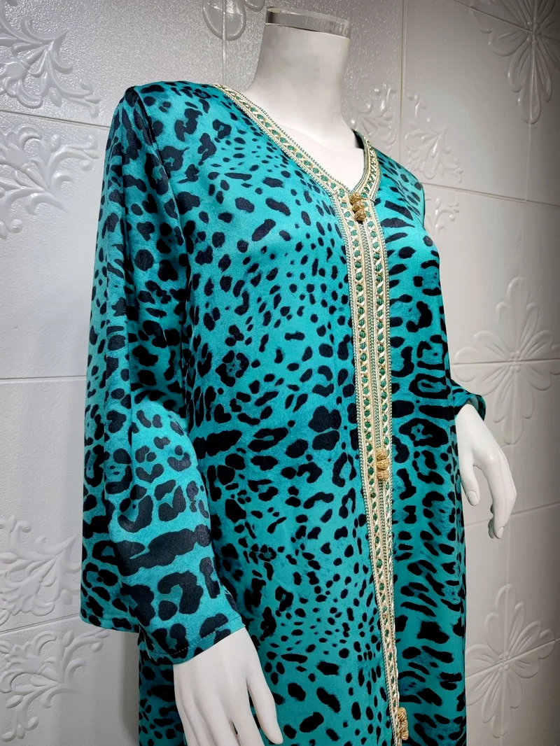 Длинное платье-макси Caftan Abaya в мусульманском стиле Дубай турецкий мусульманский