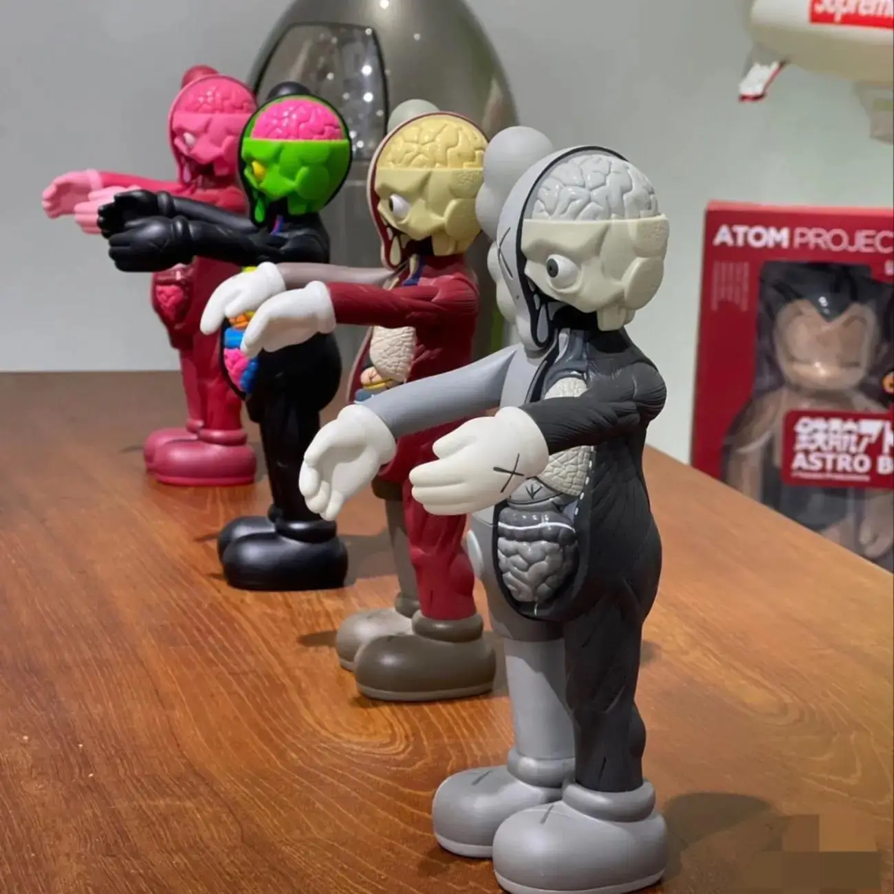 37 см KAWS модные игрушки половина черепа тело искусственная кукла Улица Сезам