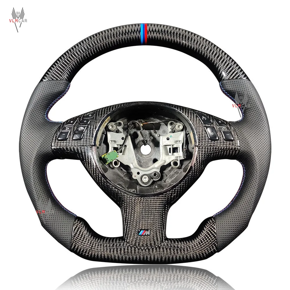 

VLMCAR Carbon Fiber Steering Wheel Compatible For BMW M3 E46 Hand Made LED Performance Private Customization