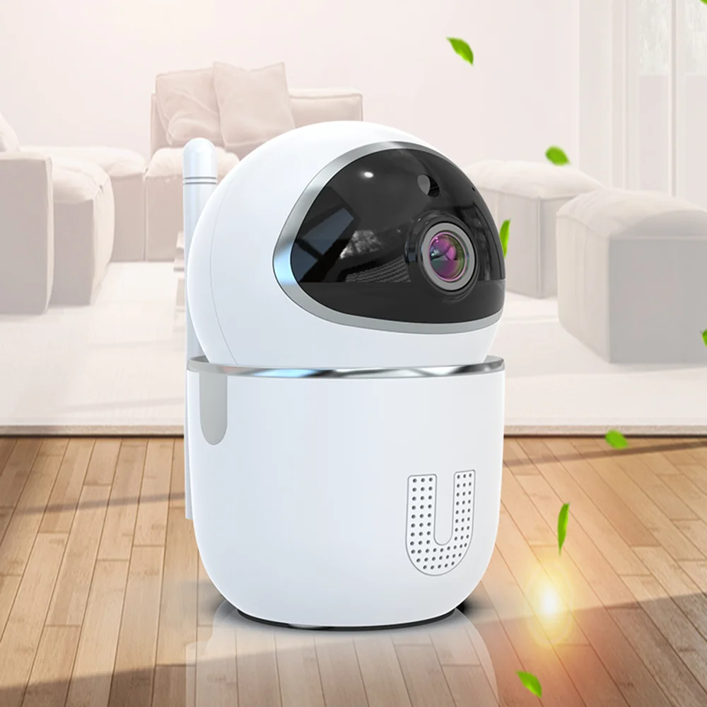 Беспроводная ip камера для умного дома с углом обзора 360 градусов Wi Fi 1080P HD