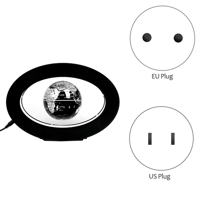 

Magnetic Levitation Earth LED Light Floating Light Anti-Gravity Creative Light Plasma Ball Silver Earth