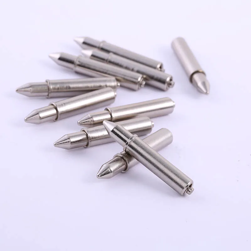 

2018 Hardware Tool Nickel-Plated Pointed Positioning Needle Spring Test Pin Length 37mm Metal Probe 50 / Package Dowels