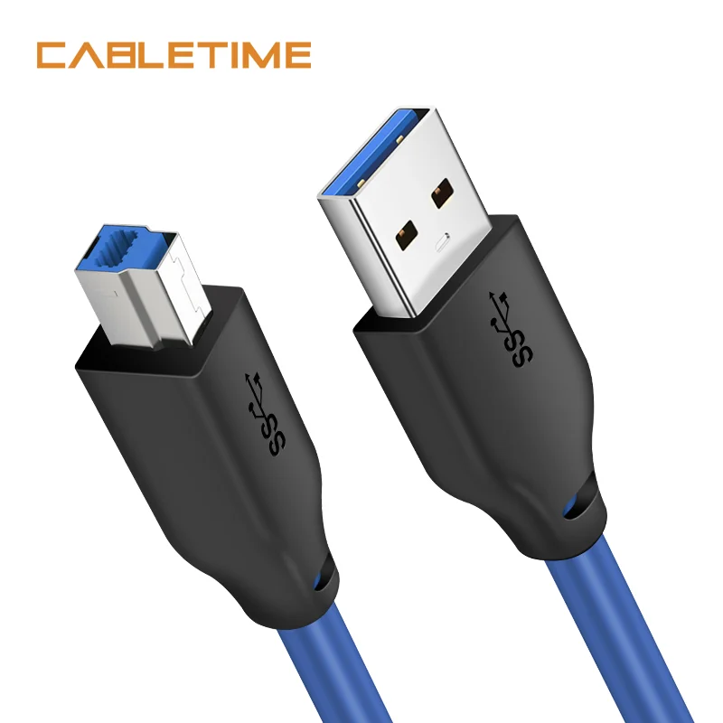 USB кабель CABLETIME для принтера 3 0 AM на BM|Кабели передачи данных| |