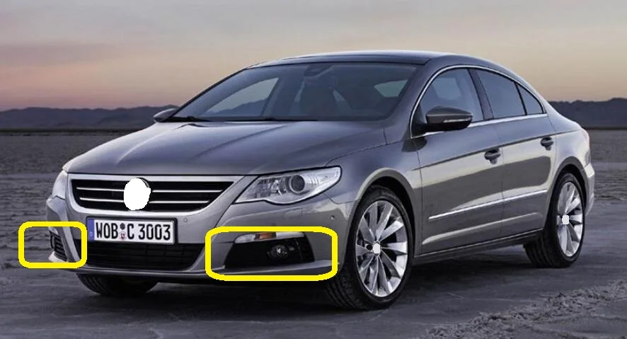 Решетка противотуманной фары для Passat CC 2008 2009 2010 2011 2 шт. | Автомобили и мотоциклы