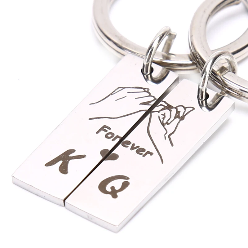 2 шт./компл. брелок с подвесками человек Король Королева навсегда &quotлюбовь&quot