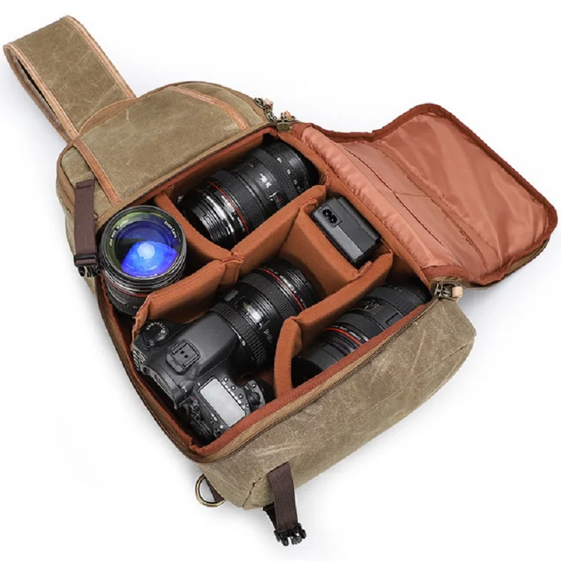 M320 Новинка 2019 роскошная сумка для камеры Oilskin кожа одиночные водонепроницаемые