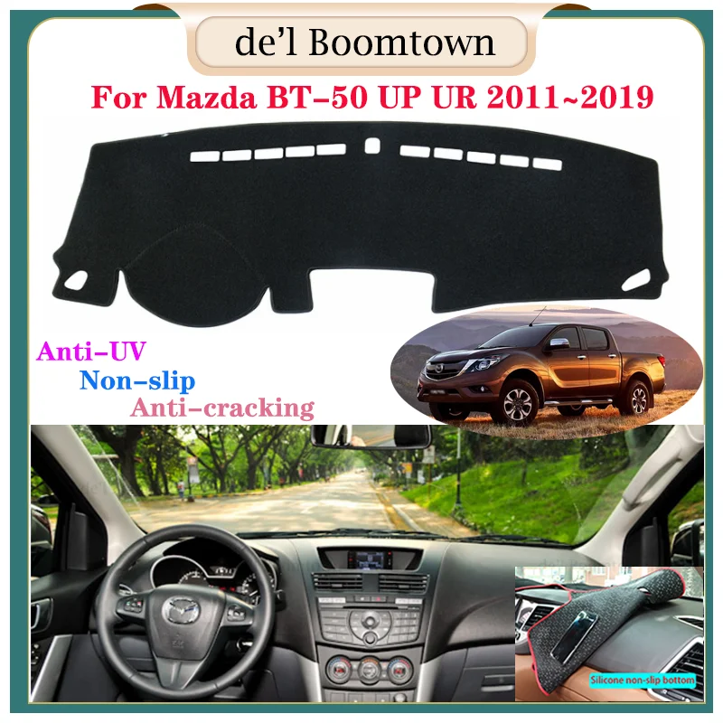 Для Mazda BT 50 UP UR 2011 ~ 2019 Чехлы для стайлинга автомобилей Dashmat Dash коврик