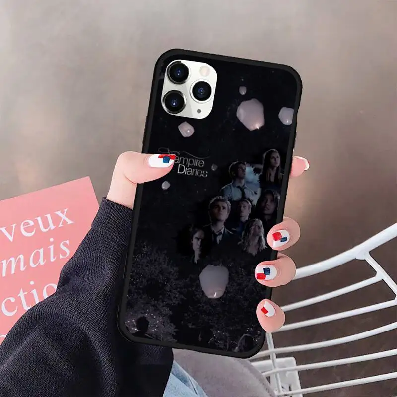 

Vampire Diaries Phone Case Rubber for iPhone 11 pro XS MAX 8 7 6 6S Plus X 5S SE 2020 XR case