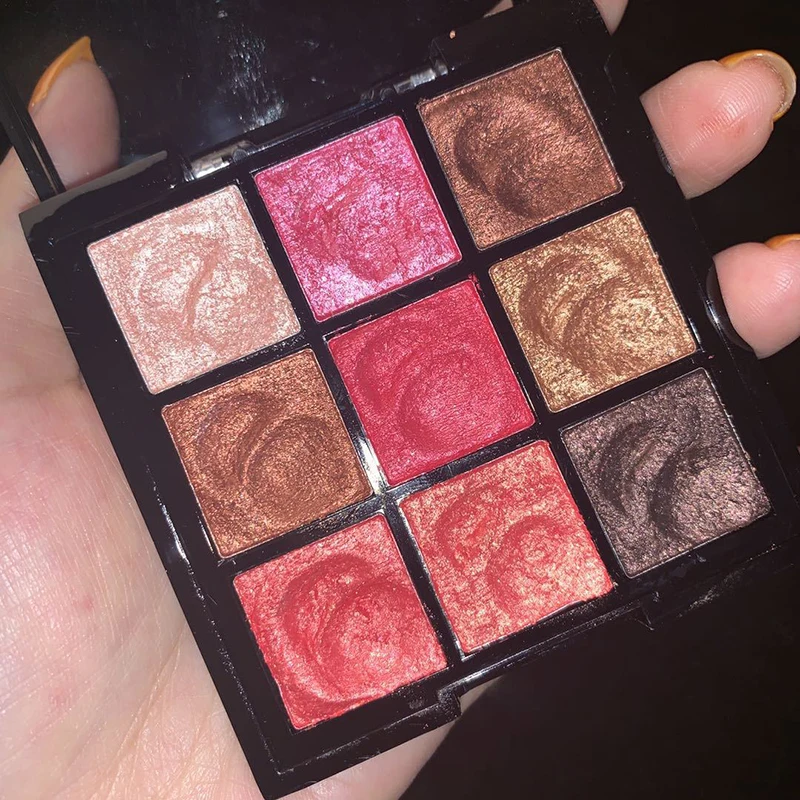 Блестящие грязевые тени для век Палитра блестящие шиммеры профессиональные