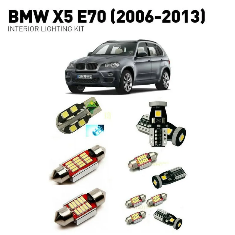 Светодиодные внутренние фары для BMW x5 e70 2006 2013 22 шт. светодиодные автомобилей