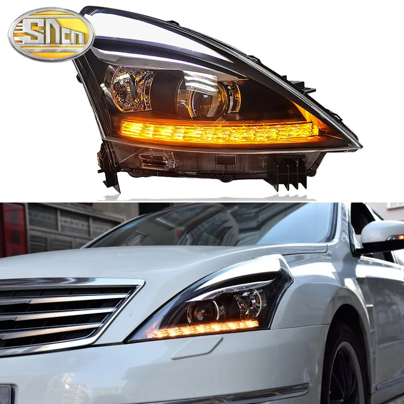 SNCN автомобильный Стайлинг светодиодная фара в сборе для Nissan Teana J32 2008 - 2013