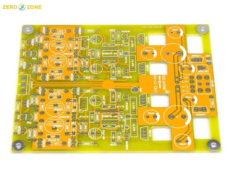 

DIY HV11 Full discrete no feedback Class A headphone amplifier board kit / Pcb