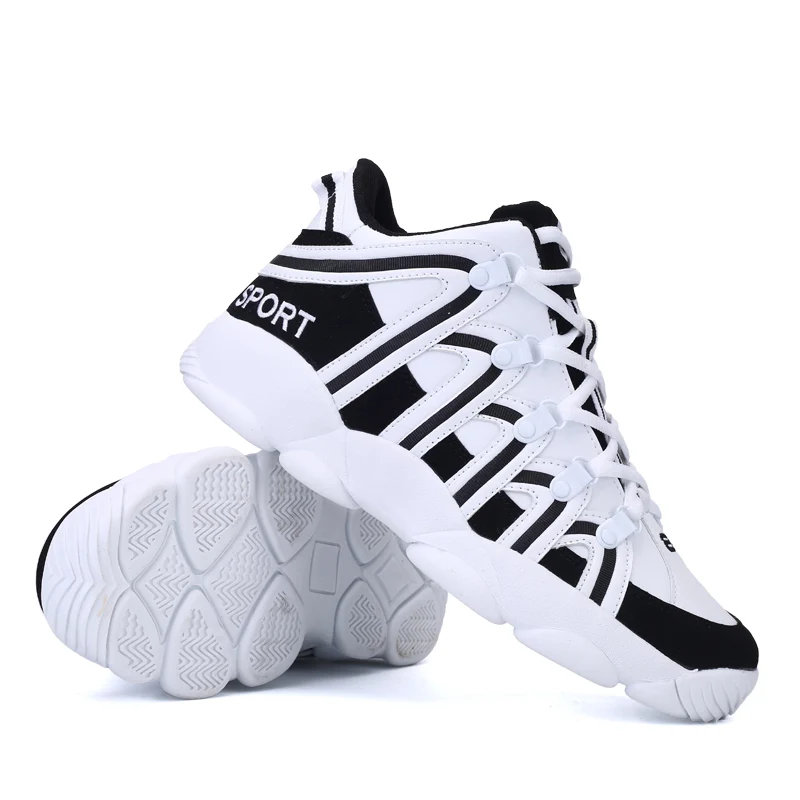 JIEMIAO Basketball Shoes Men Women High-top Sports Cushioning Hombre Athletic Men Shoes Comfortable Black Sneakers Zapatillas