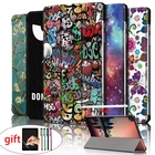 Чехол для ipad для Samsung Galaxy Tab S6 Lite 10,4 дюйма P610P615, кожаный чехол с вкладышем, подставка для планшета + пленка + кожаная ручка для планшета