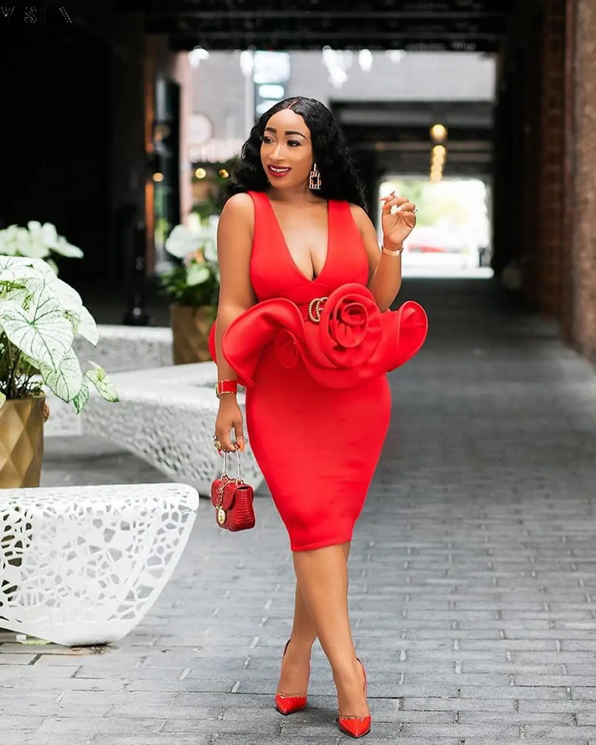 Африканские платья для женщин облегающее Африканское платье базин женская