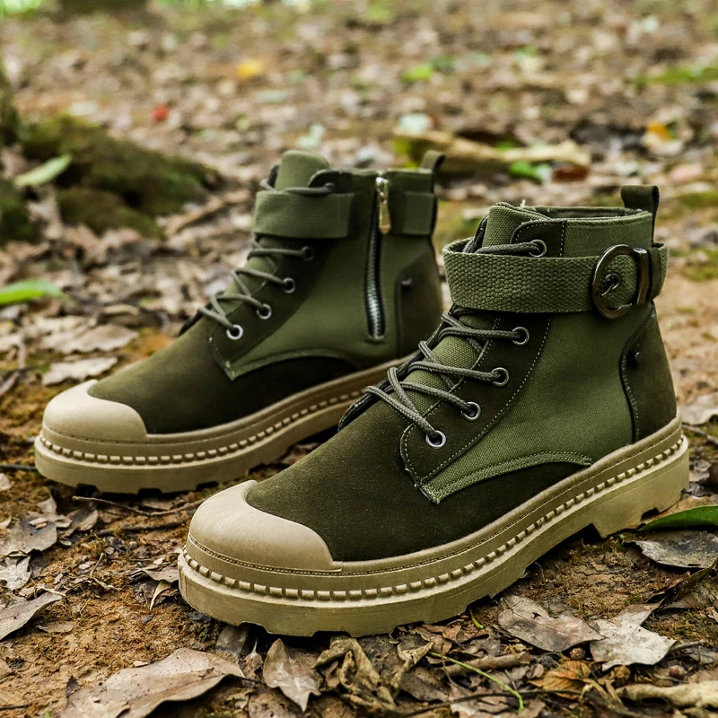 Брендовые супер теплые мужские зимние кожаные водонепроницаемые резиновые