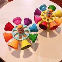 kids 8 note percussion bell colorful hand bell musical game baby early educational music instrument toys for children gift