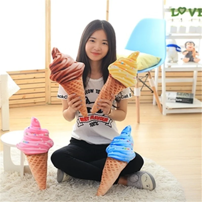 Подушка для мороженого забавная Милая подушка талии 3D офиса дома креативная