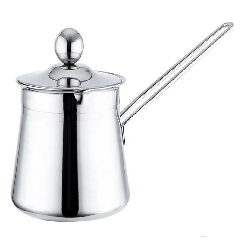

550ML Turkish Arabic Greek Coffee Maker Milk and Butter Warmer Unique Gift of Modern Design Suitable for Kitchen