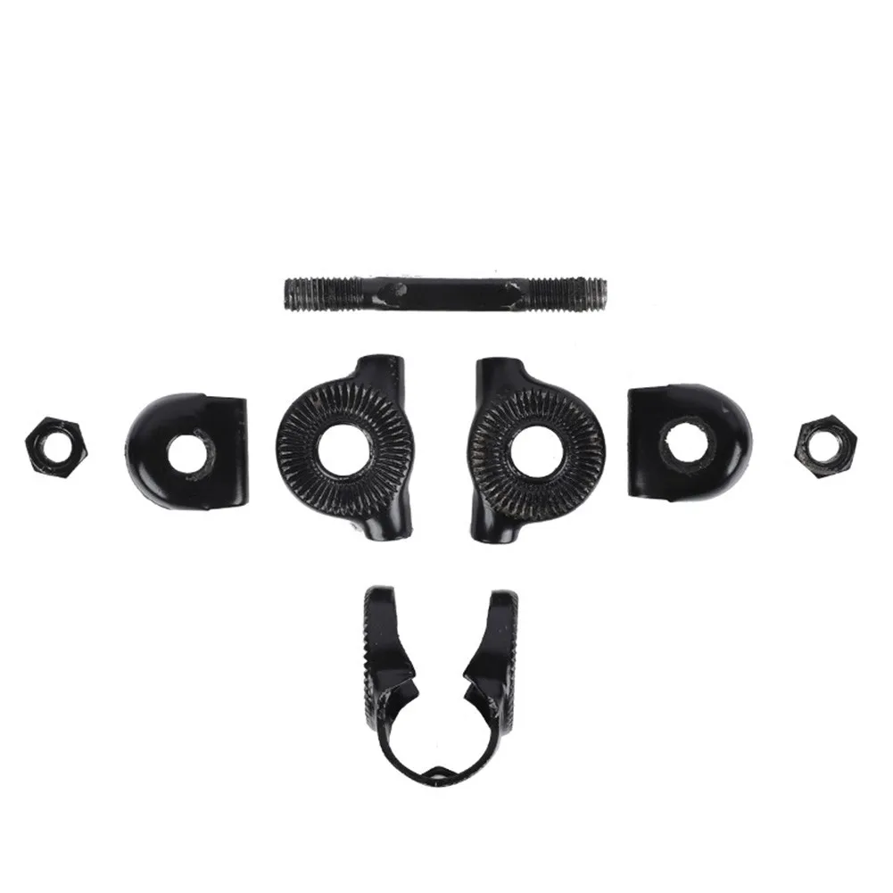 Зажим для седла фиксирующий велосипедных штырей 22 2 мм черный быстросъемный винт