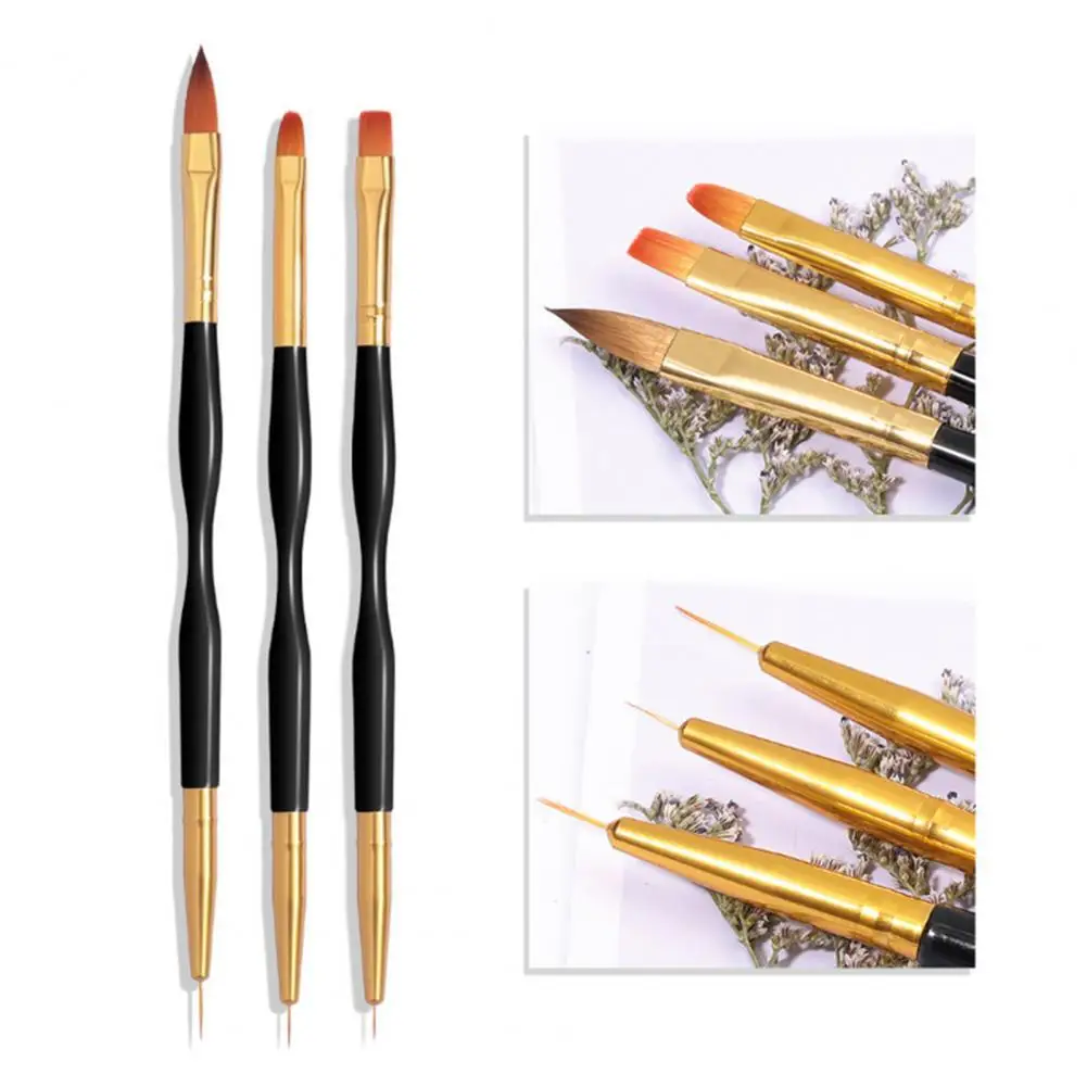 

Карандаш для ногтей, 50%, горячая Распродажа, 3 шт./компл., тонкий, красивый, пластиковый, с двумя головками, для рисования ногтей, для красоты