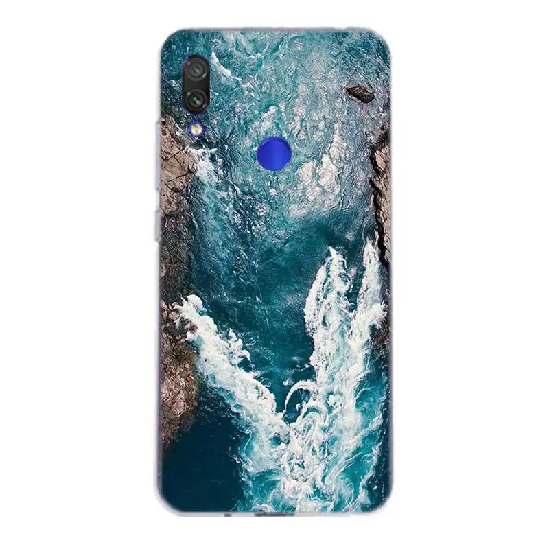 Морские Пейзажи фото сердце силиконовый чехол для Xiaomi Redmi Note 8 7 6 Pro 5 4 4X 5A Plus Xiomi 9T 9SE
