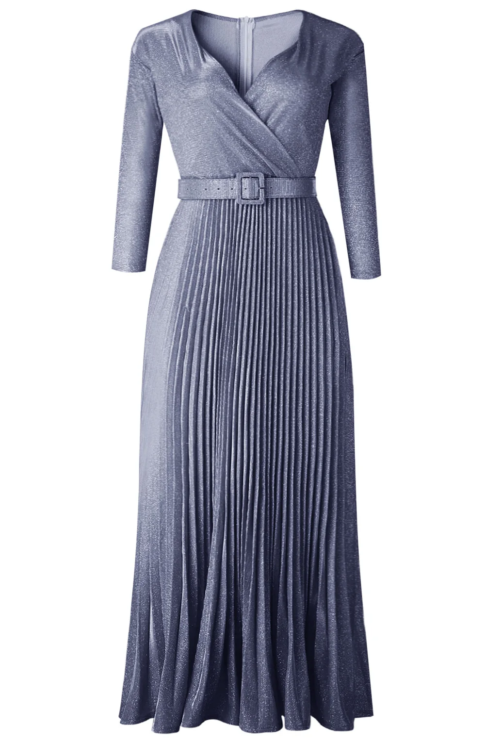 Robe De Soiree, расшитое блестками вечернее платье, цветное тиснение, плиссированное, длинный рукав, размера плюс, вечернее платье с поясом, Vestido Elegante