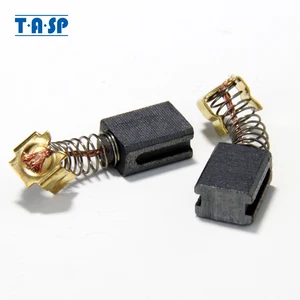 TASP 5 пар, карбоновые щетки 6x9x11,5 мм для электродвигателей Makita CB 406 407 418 CB406 CB407 CB418 CB419