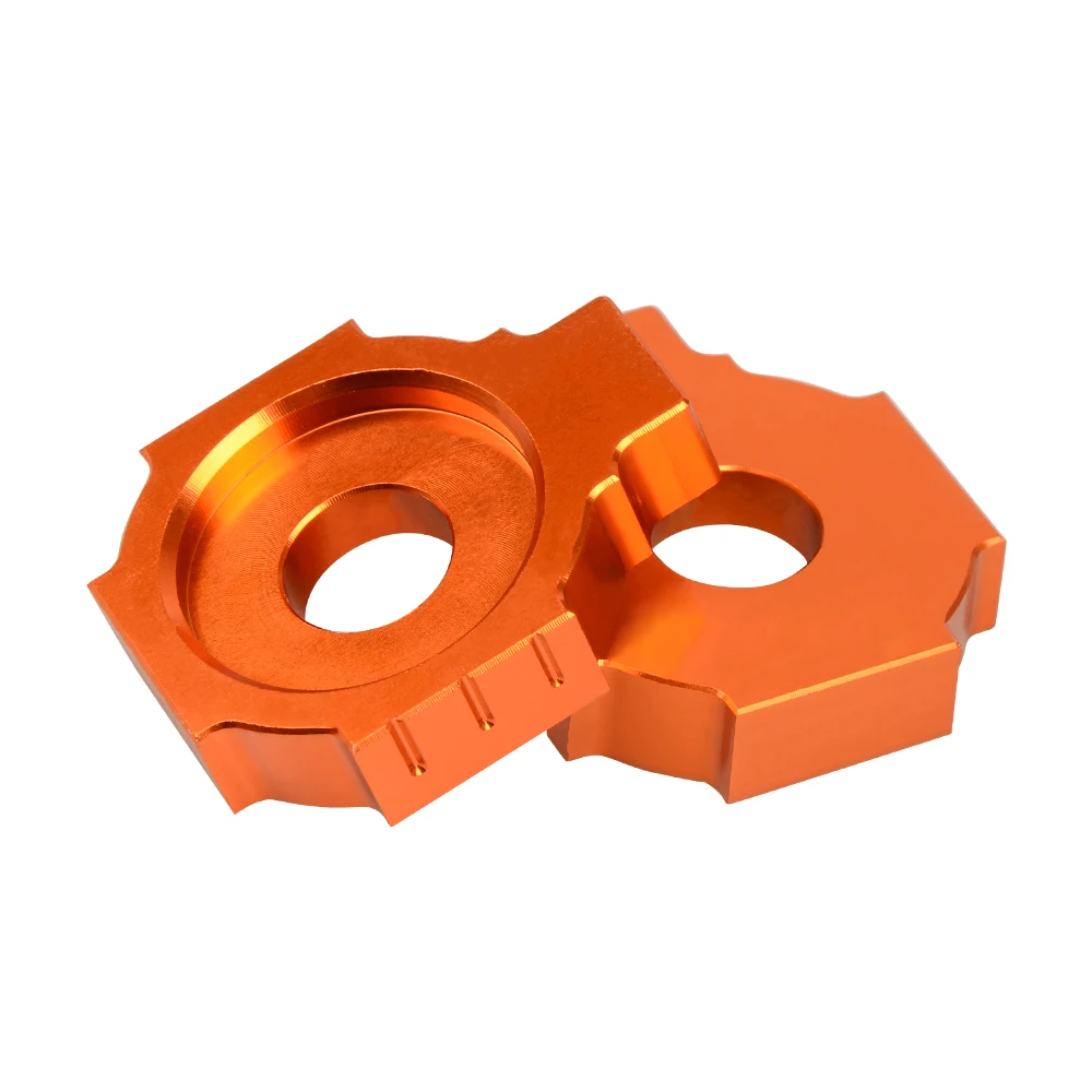 1 пара cnc аксессуары для мотоциклов Задняя Ось шпинделя цепь регулятор блоки KTM DUKE