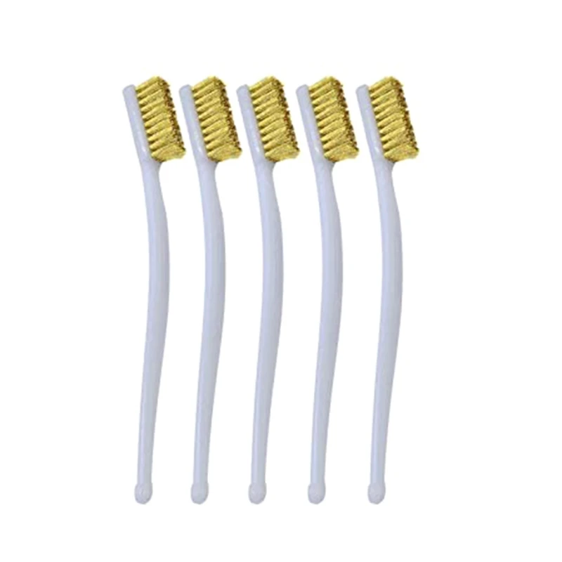 

5PCS 3D Printer Nozzle Cleaner Tool 3D Printer Cleaner Tool Copper Wire Toothbrush Hot Bed Cleaning Parts