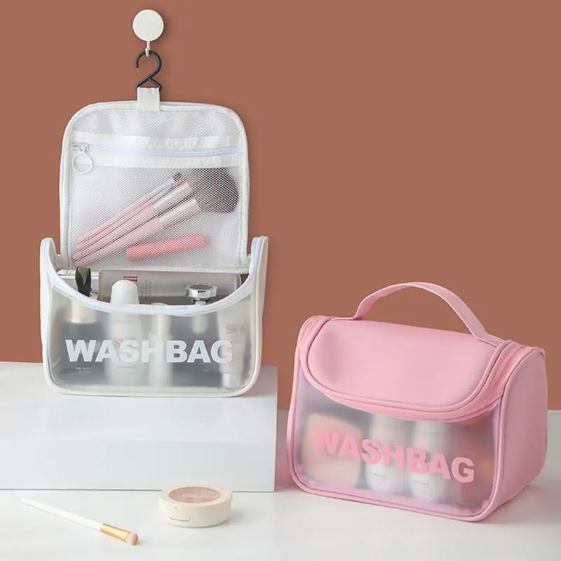 

Косметичка женская дорожная, водонепроницаемый Органайзер большой вместимости на молнии, чехол для хранения туалетных принадлежностей