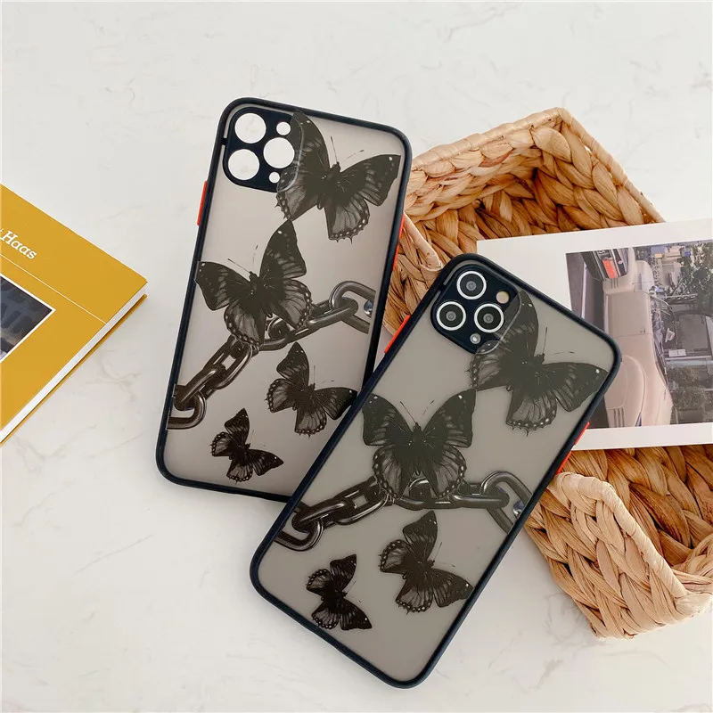 Чехол-бабочка для iphone 11 Pro Max 7 8 plus X XR XS SE 2020 | Мобильные телефоны и аксессуары