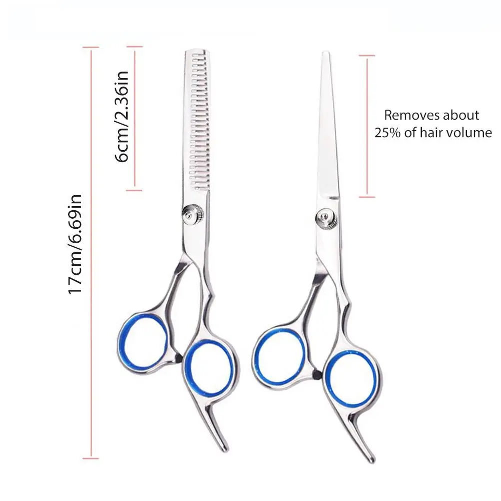 Набор парикмахерских ножниц из 9 предметов профессиональный износостойкий для