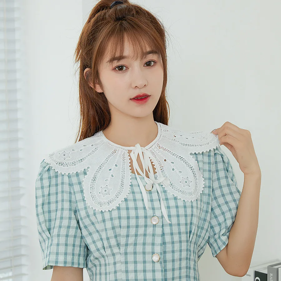 Для женщин шейный платок мужской галстук бабочка с вышивкой кружевное платье