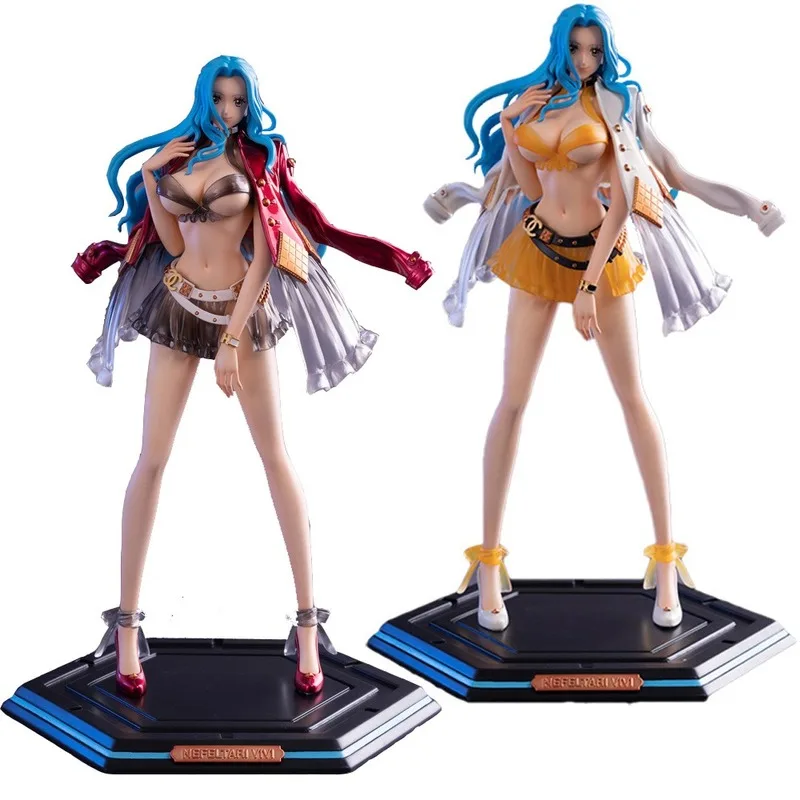 

Аниме One Piece GK Nefeltari Vivi ПВХ экшн-Фигурки игрушки Аниме Сексуальная девушка фигурка Коллекционная Статуя Кукла подарок 32 см