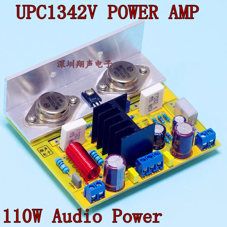 UPC1342V MJ15024G MJ15025G / 2SC2922 2SA1216 2SC5200 2SA1943 силовая трубка моно 110 вт класс AB плата