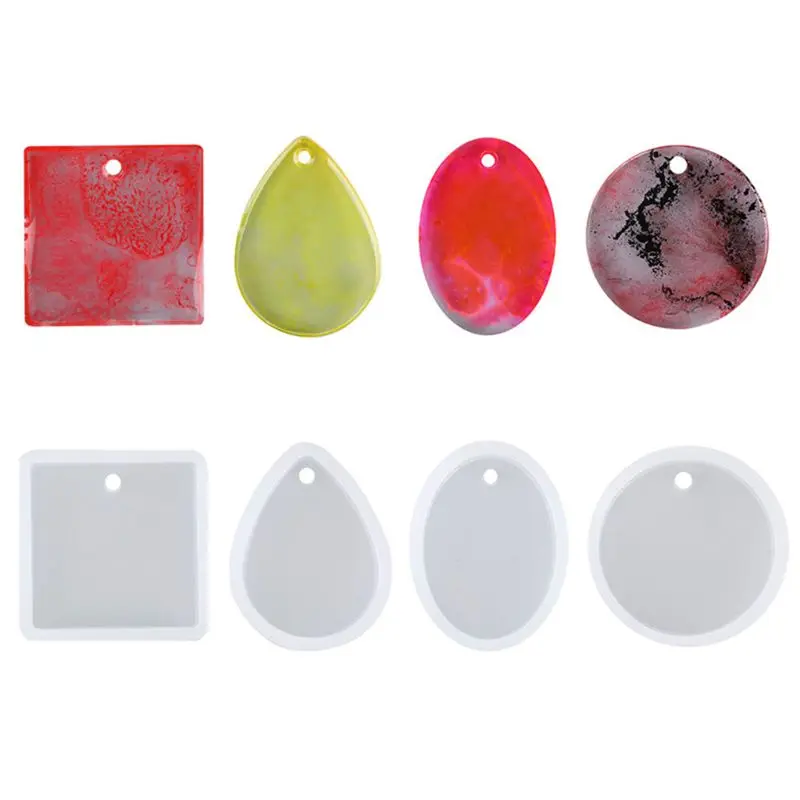 

23 Pcs/set DIY Handmade Jewelry Crystal Epoxy Necklace Pendant Mold Irregular Molds Set T84A