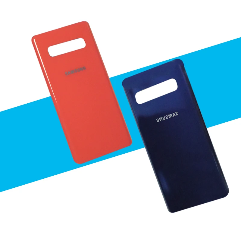 Оригинальный чехол для Samsung Galaxy S10 задняя крышка аккумулятора стеклянный корпус S