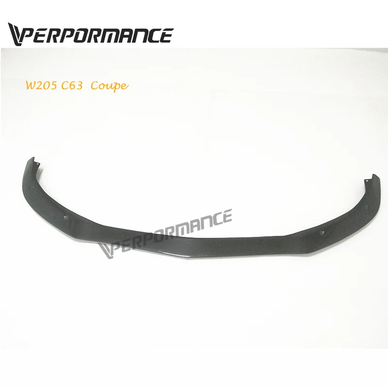 W205 C63 углеродная передняя губа для W205 C63 C63S передняя губа для Купе Седан~ год