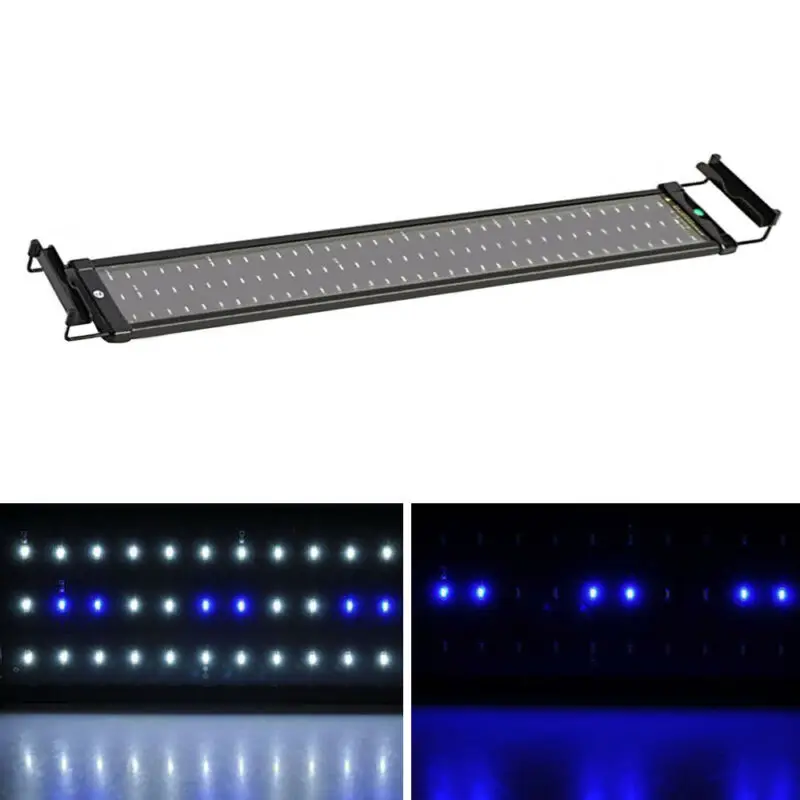 

Lamp for Aquarium Fishing LED Lighting Aquatic Plant Light 30-135CM Extensible Brackets Clip on Lamp For Fish Tank