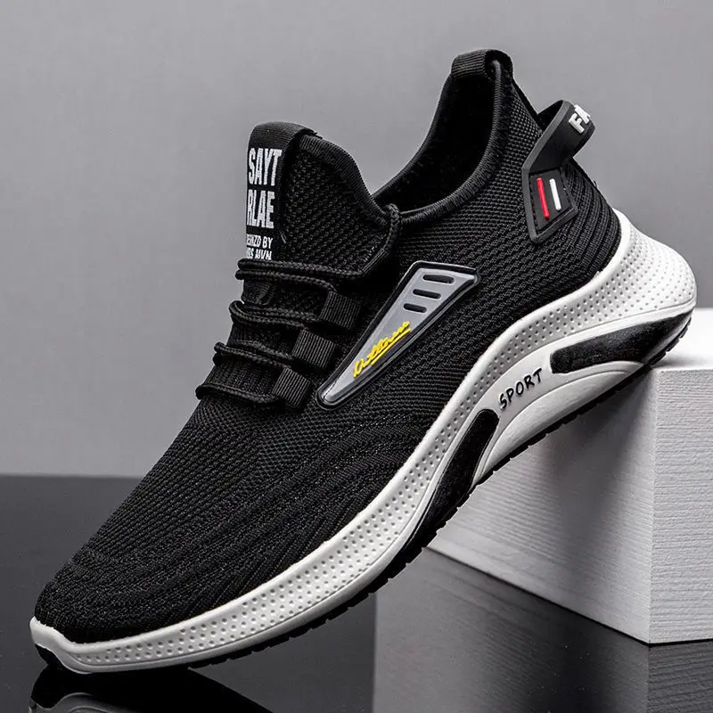 

Flying woven sports men's casual single shoes trend breathable men's fashion
