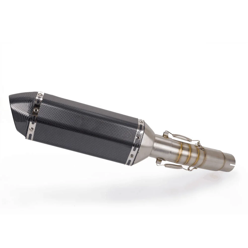 Выхлопная система мотоцикла средняя труба с глушитель без шнуровки для Suzuki GSR750 GSR