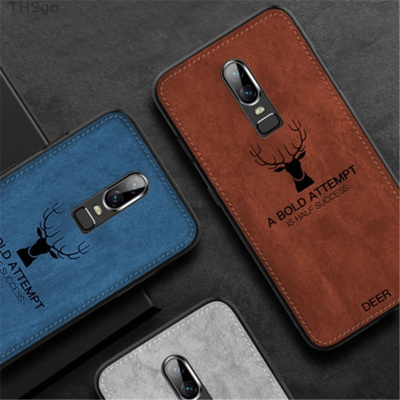 Роскошный тканевый узорный Тонкий чехол для телефона OnePlus 6T 6 5 T мягкий