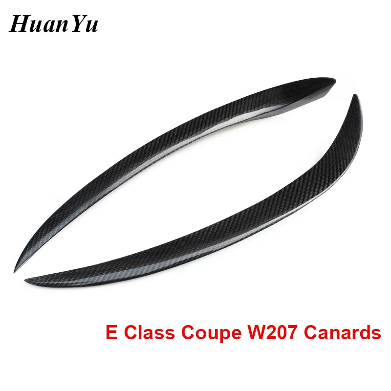 Передние удлинители для Mercedes benz E Class Coupe Sport C207 AMG 6 цветов углеродное волокно W207