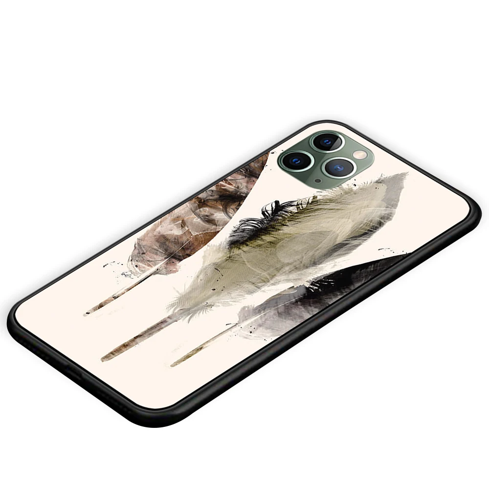 Портрет Америки для iPhone 5 5S 6 6s 7 8 Plus X XS XR 11 Pro Max черный чехол ТПУ