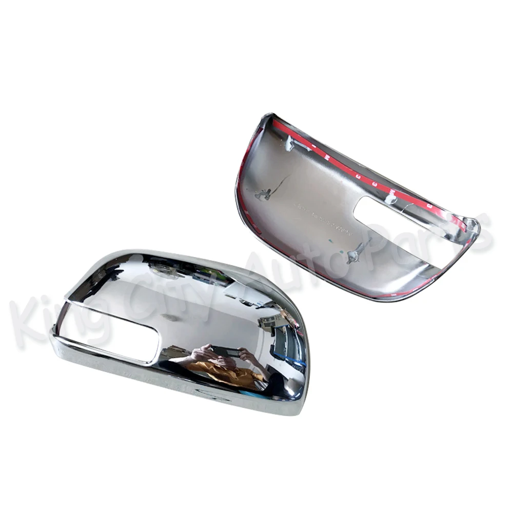 CAPQX 2PCS For TOYOTA RAV4 2009-2012 ABS chrome Outside Rearview Mirror Trim Cover Rear View protect Shell hood Housing | Автомобили и