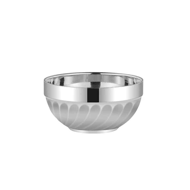 

Household Kitchen 304 Stainless Steel Large Soup Bowl With Lid Thickened Deepen Soup Fruit Salad Bread Cake Bowl