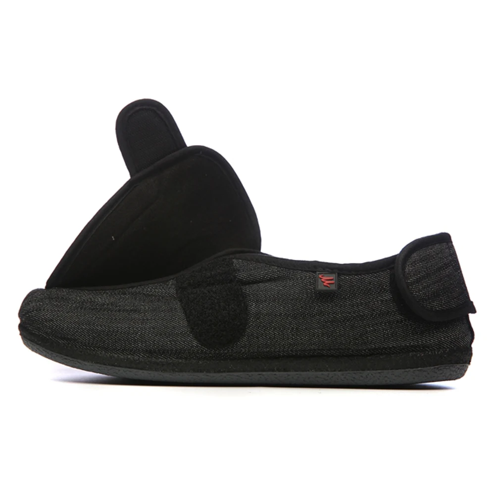 Мужские тапки для диабетиков Edema обувь с регулируемыми застежками очень широкая